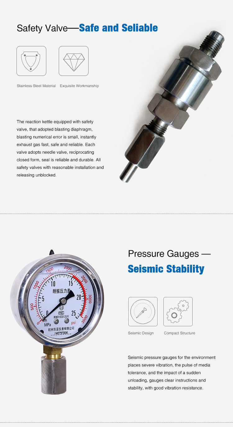 SUS316 Lab High Pressure Reactor