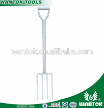 fork with steel handle/metal fork/carbon steel rake/ steel shovel/spade