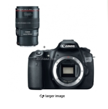 Canon EOS 60D Digital SLR Camera Body, with EF 100mm f/2.8L IS USM Macro Auto Focus Lens