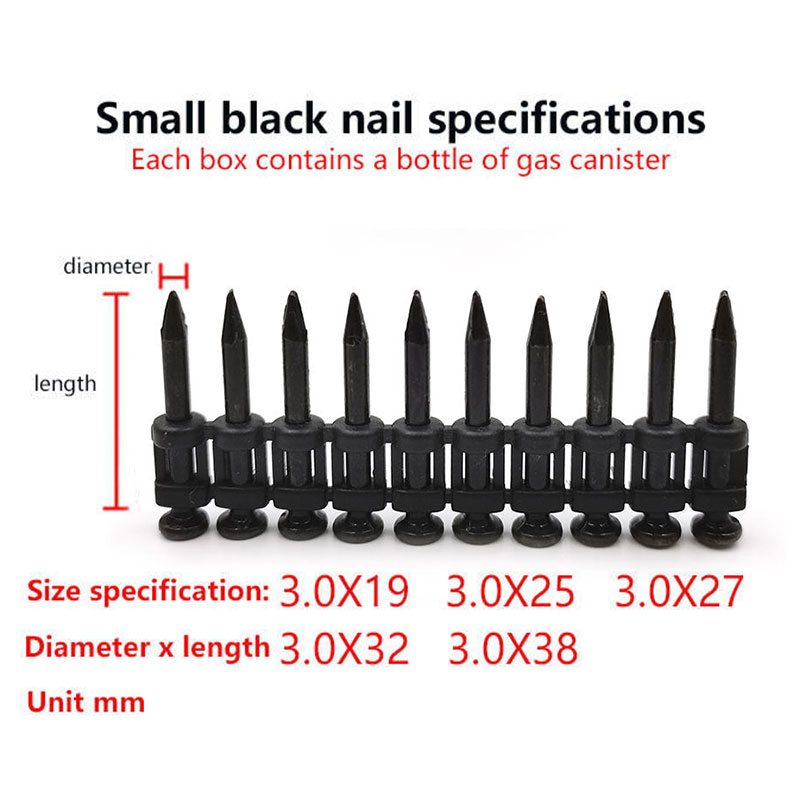 Матэрыял для пазногцяў чорнага цясляра Black carpentry nail material