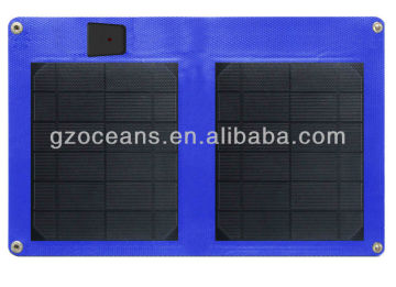 Waterproof solar charger outdoor solar power bank flexible solar panel OS-OP102A easy install and easy use