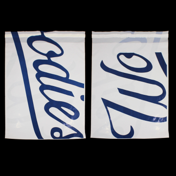 Blue Logo Various Sizes Self-adhesive Plastic Bag