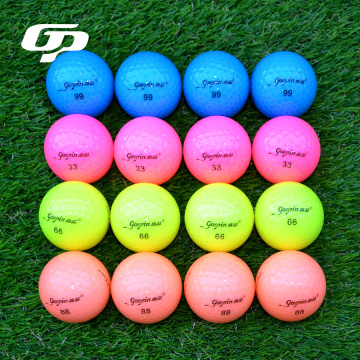 Bola de jogo de bola de prática de gama de golfe colorido