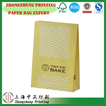 eco food paper bag, wholesale paper bag for food, food grade paper bag with printing