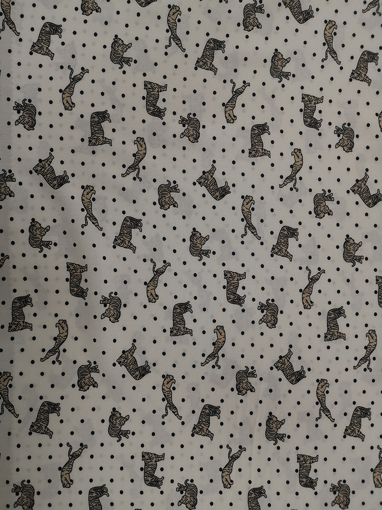 Dots Animal Rayon Challis 32S Printing Fabric