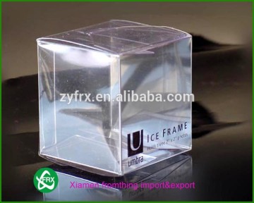 PVC/PET/PP high quality customized clear plastic hinge box