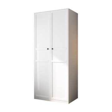Steel Closet: Economical Bedroom Simple Closet Armoire with Drawers