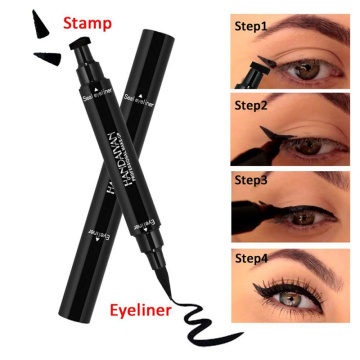 Vattentät stämpel med flytande eyeliner