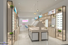 Popular Optical Shop Design With Nice Eyewear Showcases