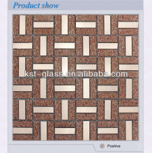 Design glass wall art mirror mosaic