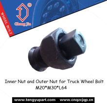 Inner Nut and Outer Nut for Truck Wheel Bolt