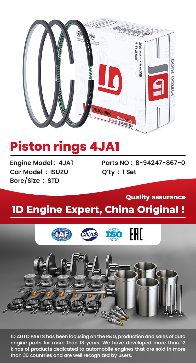 Piston Rings 8-94247-867-0 Piston Rings 8-94247-867-0