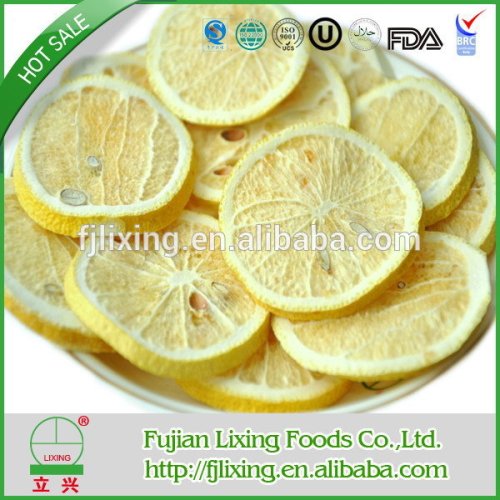 Freeze dried fruit 100% natural dried Lemon sliced