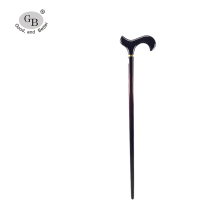 Adjustable Length Telescoping Bamboo Aluminum Walking Cane For elderly