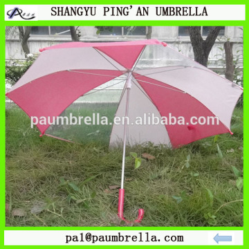 Kids transparent umbrella PVC umbrella for kids umbrella for children with logo