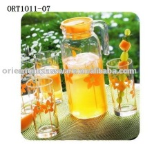 1L 1.5L glass pot glass kettle set
