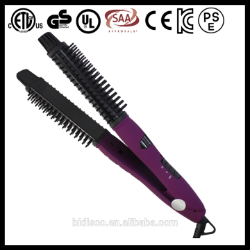 100V -240V dual voltage ionic styler pro ceramic hot brush flat iron