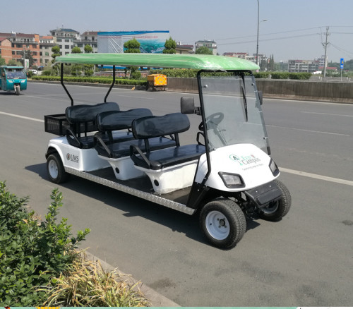 Kargo kutusu ile özel pille çalışan golf arabaları