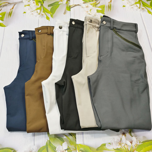 Brown Men's Equine Sports Clothing Breathable Breeches