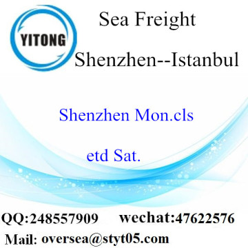 Consolidação de LCL do porto de Shenzhen a Istambul