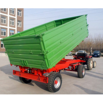 agriculture two wheel Compact tractor tipper trailer