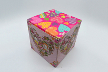 Colorful Decorative Packaging Gift Paper Wedding Box