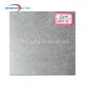 Filtrasi halus ss316l serat sintered felt filter disk