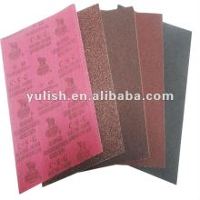sand paper emery cloth