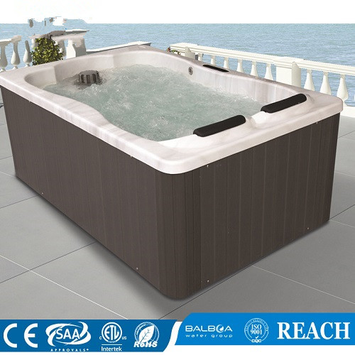 Outdoor-Whirlpool Luxus-Whirlpool für 2 Personen MassageBadewanne