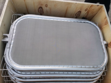 Stainless steel wire mesh filter leaf