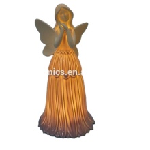 Ceramic Angel and Figurines for Christmas