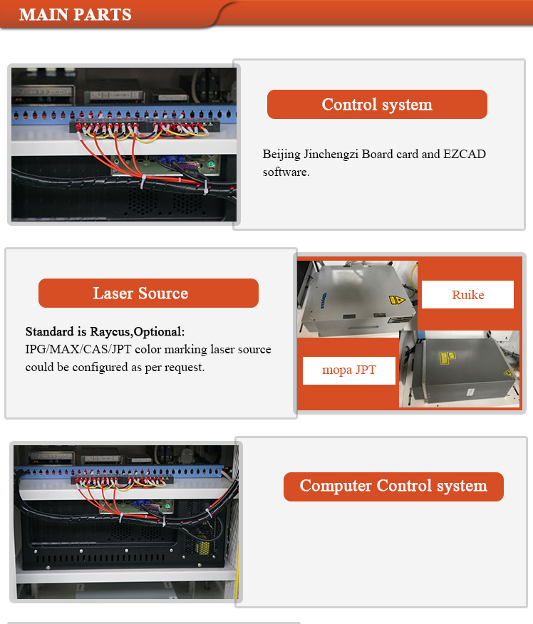 Good working effort 30w fiber laser marking machine