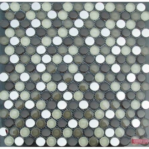 Irregular Single Size Glass Mosaic