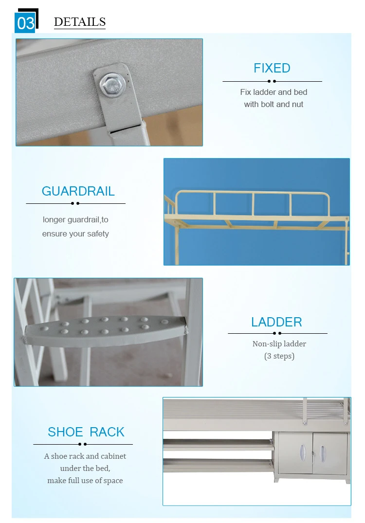 Luoyang Mingxiu Double Bunk Beds for Adults / Strong Metal Bunk Beds