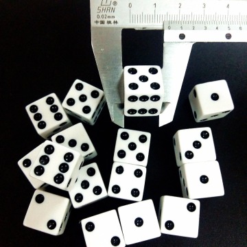 Custom Dice White Dot Dice Plastic Dice Standard Dice