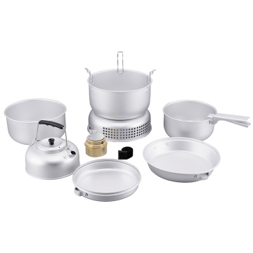 Cooking Pot 10 Pieces Aluminum Cooking Pot