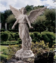 Large garden decoration stone carvings and statues white marble angel statues