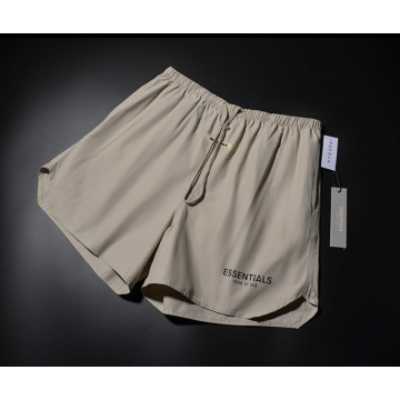 Short de sport en tissu tissé pour hommes