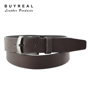 100% Cowhide Genuine Leather Belts For Man Classic Pin Buckle Belt