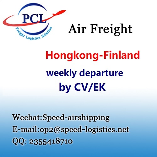 International air freight from Hongkong to Helsinki Finland