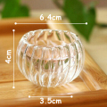 Pompoenvorm Glass Water Tea Cup
