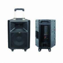 PA System with Built-in 12V DC/10Ah x Two Pieces Rechargeable Batteries and SD Recording Function