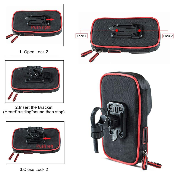 Factory Wholesale Waterproof Bicycle Bike Handlebar Phone Holder Bags for Bike