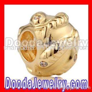 Gold European Fish Charm Bead Wholesale?