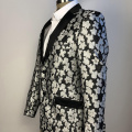 Party Business Floral Blazer garnitury dla mężczyzn