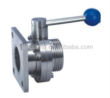 flanged /threaded butterfly valve