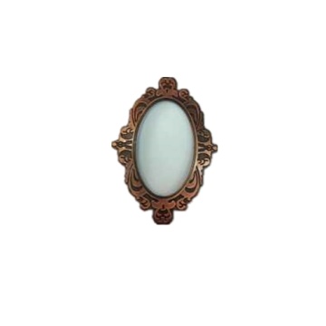 Licht Extravagantie Woodern Carving Frame Mirror