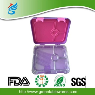 Sealing Kid Bento Lunch Box with Compartment PP Bento Lunch Box with Fork and Spoon for Children