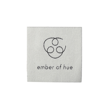 Cotton-like unique woven labels