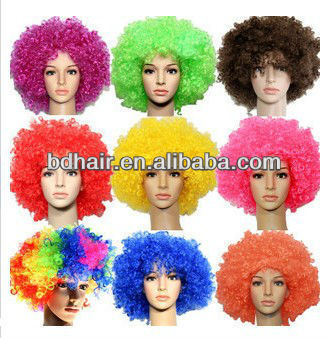 2012/2013 new afro party wigs,football wigs